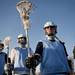 Skyline lacrosse players watch practice drills on Monday, April 8. Daniel Brenner I AnnArbor.com